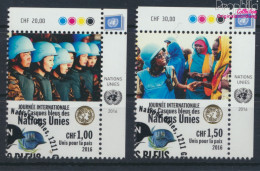 UNO - Genf 954-955 (kompl.Ausg.) Gestempelt 2016 Tag Der Friedenstruppen (10073272 - Used Stamps