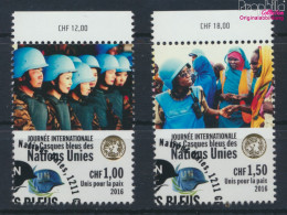 UNO - Genf 954-955 (kompl.Ausg.) Gestempelt 2016 Tag Der Friedenstruppen (10073274 - Used Stamps