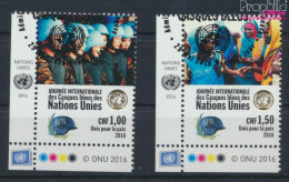 UNO - Genf 954-955 (kompl.Ausg.) Gestempelt 2016 Tag Der Friedenstruppen (10073276 - Used Stamps