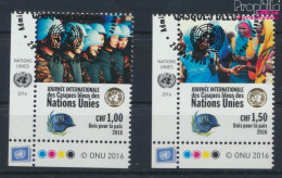 UNO - Genf 954-955 (kompl.Ausg.) Gestempelt 2016 Tag Der Friedenstruppen (10073276 - Gebruikt