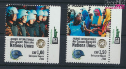 UNO - Genf 954-955 (kompl.Ausg.) Gestempelt 2016 Tag Der Friedenstruppen (10073287 - Used Stamps