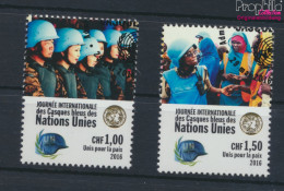 UNO - Genf 954-955 (kompl.Ausg.) Gestempelt 2016 Tag Der Friedenstruppen (10073288 - Usados