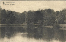 Parc Du Roeulx L'Etang Et Le Pont Blanc - Le Roeulx