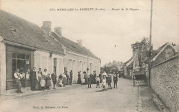 72 - SARTHE - MAROLLES-LES-BRAULTS - Route De St-Aignan - Animation - Superbe - 10441 - Marolles-les-Braults