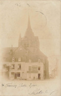 72 - SARTHE - FRESNAY-SUR-SARTHE - Carte Photo église - Animation - 10432 - La Fresnaye Sur Chédouet