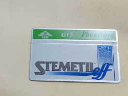 United Kingdom-(btm-021)-STEMETIL-(30)(10units)(408C10555)-price Cataloge Used-15.00£+1card Prepiad Free - BT Edición Medica