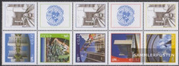 UN - Vienna 719Zf -723Zf Zehnerblock (complete Issue) Unmounted Mint / Never Hinged 2011 Gruß - Unused Stamps