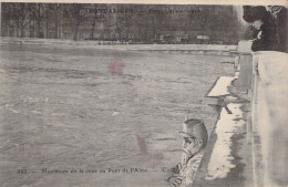 FRANCE - 75 - PARIS - Crue De La Seine - Maximum Pont De L'Alma - 28 01 1910 - Carte Postale Ancienne - Other Monuments