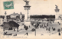 FRANCE - 75 - PARIS - Le Pont Alexandre III - Carte Postale Ancienne - Andere Monumenten, Gebouwen