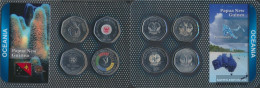 Papua-Guinea Stgl./unzirkuliert Kursmünzen Stgl./unzirkuliert From 1991 4 X 50 Toea - Papouasie-Nouvelle-Guinée