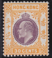 Hong Kong     .    SG    .    97  (2 Scans)  .  1907-11      .    *   .    Mint-hinged - Nuevos