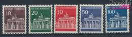 BRD 506w-510w (kompl.Ausg.) Matte Gummierung Postfrisch 1966 Brandenburger Tor (10075535 - Ungebraucht