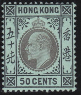 Hong Kong     .    SG    .    98 (2 Scans)  .  1907-11      .    *   .    Mint-hinged - Neufs