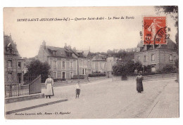 76 0 048 - MONT SAINT AIGNAN - Quartier Saint André, La Place Du Parvis - Mont Saint Aignan