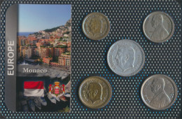 Monaco Sehr Schön Kursmünzen Sehr Schön Ab 1943 1 Franc Bis 20 Francs (10091693 - 1922-1949 Luigi II