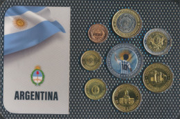 Argentinien Stgl./unzirkuliert Kursmünzen Stgl./unzirkuliert Ab 1992 1 Centavo Bis 2 Pesos (Maradona) (10091215 - Argentine