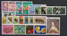 WALLIS ET FUTUNA - Année Complète 1982 - N°Yv. 281 à 301 - 21 Valeurs  - Neuf Luxe ** / MNH / Postfrisch - Neufs