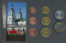 Weißrussland 2009 Stgl./unzirkuliert Kursmünzen 2009 1 Kopeks Bis 2 Rubles (10091180 - Bielorussia