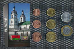 Weißrussland 2009 Stgl./unzirkuliert Kursmünzen 2009 1 Kopeks Bis 2 Rubles (10091181 - Bielorussia