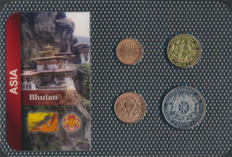 Bhutan 1979 Stgl./unzirkuliert Kursmünzen 1979 5 Chetrums Bis 1 Ngultrum (10091152 - Bhutan