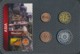 Bhutan 1979 Stgl./unzirkuliert Kursmünzen 1979 5 Chetrums Bis 1 Ngultrum (10091154 - Butan