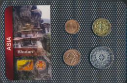 Bhutan 1979 Stgl./unzirkuliert Kursmünzen 1979 5 Chetrums Bis 1 Ngultrum (10091157 - Butan