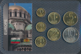 Bulgarien 1992 Stgl./unzirkuliert Kursmünzen 1992 10 Stotinki Bis 10 Lev (10103245 - Bulgaria