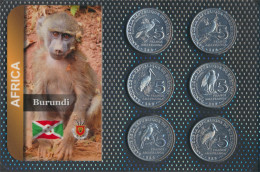 Burundi 2014 Stgl./unzirkuliert Kursmünzen 2014 6 X 5 Francs (10091257 - Burundi