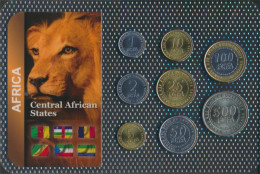 Zentralafrikanische Staaten 2006 Stgl./unzirkuliert Kursmünzen 2006 1 Franc Bis 500 Francs (10091434 - República Centroafricana