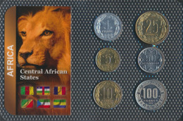 Zentralafrikanische Staaten Stgl./unzirkuliert Kursmünzen Stgl./unzirkuliert Ab 1973 1 Franc Bis 100 Francs (10091239 - Centrafricaine (République)