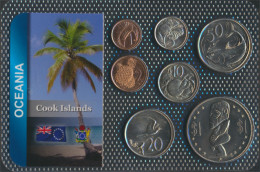Cookinseln Stgl./unzirkuliert Kursmünzen Stgl./unzirkuliert Ab 1973 1 Centsbis 1 Dollar (10091385 - Isole Cook