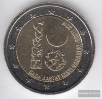 Estonia 2018 Stgl./unzirkuliert Reprint: 1,3 Million. Stgl./unzirkuliert 2018 2 Euro 100 Years Republic - Estonie