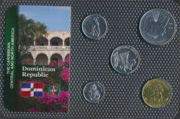 Dominikanische Republik Stgl./unzirkuliert Kursmünzen Stgl./unzirkuliert Ab 1989 5 Centavos Bis 1 Peso (10091361 - Dominicana