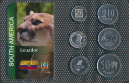 Ecuador Stgl./unzirkuliert Kursmünzen Stgl./unzirkuliert Ab 1988 50 Centavos Bis 50 Sucres (10091353 - Equateur