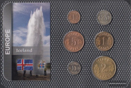 Iceland Stgl./unzirkuliert Kursmünzen Stgl./unzirkuliert From 1946 1 Aurar Until 2 Kronur - Islandia