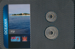 Fidschi-Inseln Stgl./unzirkuliert Kursmünzen Stgl./unzirkuliert Ab 1954 1/2 Penny Und 1 Penny (10091517 - Fiji