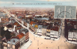 FRANCE - 59 - LILLE - Vue Panoramique Sur Les Rues Solférino Et Nicolas Leblanc - Carte Postale Ancienne - Lille
