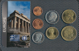 Griechenland 2000 Stgl./unzirkuliert Kursmünzen 2000 1 Drachmas Bis 100 Drachmas (10091439 - Grèce