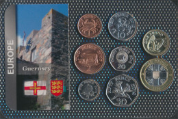 GB - Guernsey Stgl./unzirkuliert Kursmünzen Stgl./unzirkuliert Ab 1992 1 Pence Bis 2 Pounds (10091616 - Guernesey