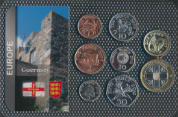 GB - Guernsey Stgl./unzirkuliert Kursmünzen Stgl./unzirkuliert Ab 1992 1 Pence Bis 2 Pounds (10091617 - Guernesey