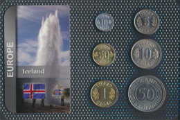 Island Stgl./unzirkuliert Kursmünzen Stgl./unzirkuliert Ab 1957 10 Aurar Bis 50 Kronur (10091557 - Iceland