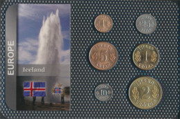 Island Stgl./unzirkuliert Kursmünzen Stgl./unzirkuliert Ab 1946 1 Aurar Bis 2 Kronur (10091569 - Islande