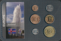 Island Stgl./unzirkuliert Kursmünzen Stgl./unzirkuliert Ab 1946 1 Aurar Bis 2 Kronur (10091570 - Iceland