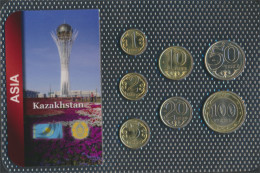 Kasachstan Stgl./unzirkuliert Kursmünzen Stgl./unzirkuliert Ab 1997 1 Tenge Bis 100 Tenge (10091739 - Kazakhstan