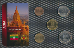 Myanmar Stgl./unzirkuliert Kursmünzen Stgl./unzirkuliert Ab 1999 1 Kyat Bis 100 Kyats (10091266 - Birmania