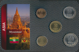 Myanmar Stgl./unzirkuliert Kursmünzen Stgl./unzirkuliert Ab 1999 1 Kyat Bis 100 Kyats (10091269 - Birmania