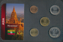 Myanmar Stgl./unzirkuliert Kursmünzen Stgl./unzirkuliert Ab 1999 1 Kyat Bis 100 Kyats (10091272 - Myanmar