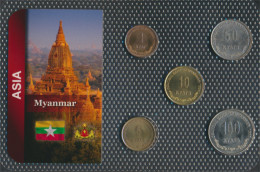 Myanmar Stgl./unzirkuliert Kursmünzen Stgl./unzirkuliert Ab 1999 1 Kyat Bis 100 Kyats (10091274 - Birmania