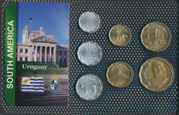 Uruguay Sehr Schön Kursmünzen Sehr Schön Ab 1976 1 Centimo Bis 1 Nuevo Peso (10092054 - Uruguay