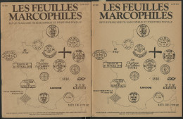 Feuilles Marcophiles 8 Numéros : 228; 230; 234; 241 à 245; 262 Avec De Nombreux Articles Voir Suite - Philatelie Und Postgeschichte